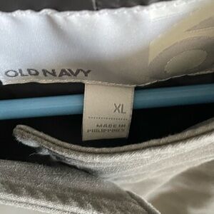 Old Navy XL Light Gray Cropped Style Jacket
